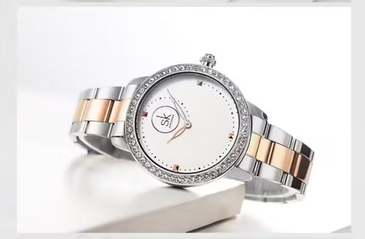 SK Stainless Steel Women Watch (K0111)