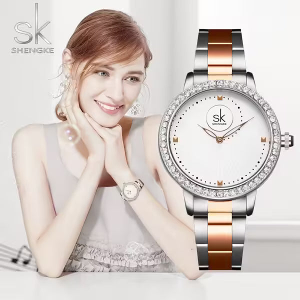 Montre femme SK en acier inoxydable (K0111)