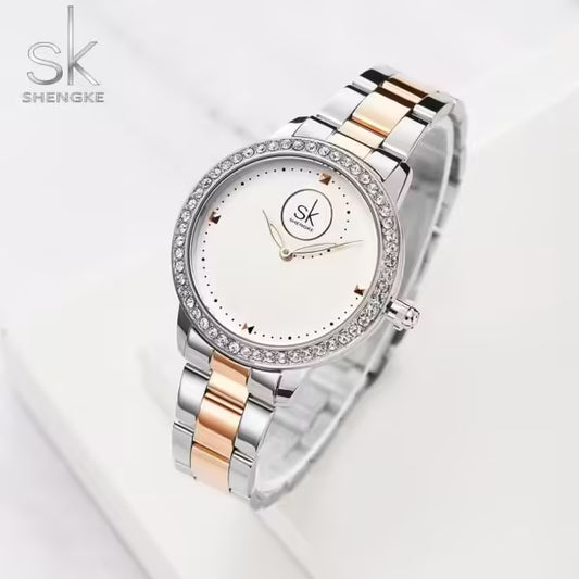 SK Stainless Steel Women Watch (K0111)
