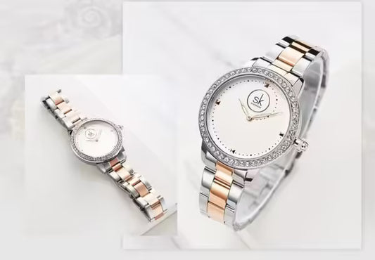 SK Stainless Steel Women Watch (K0111)