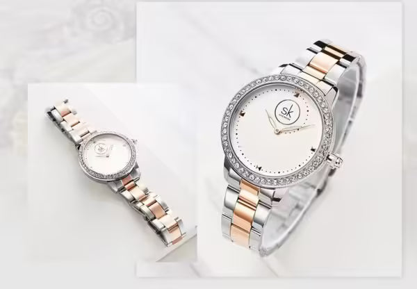 Montre femme SK en acier inoxydable (K0111)