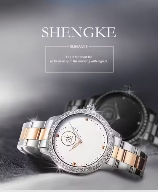 SK Stainless Steel Women Watch (K0111)