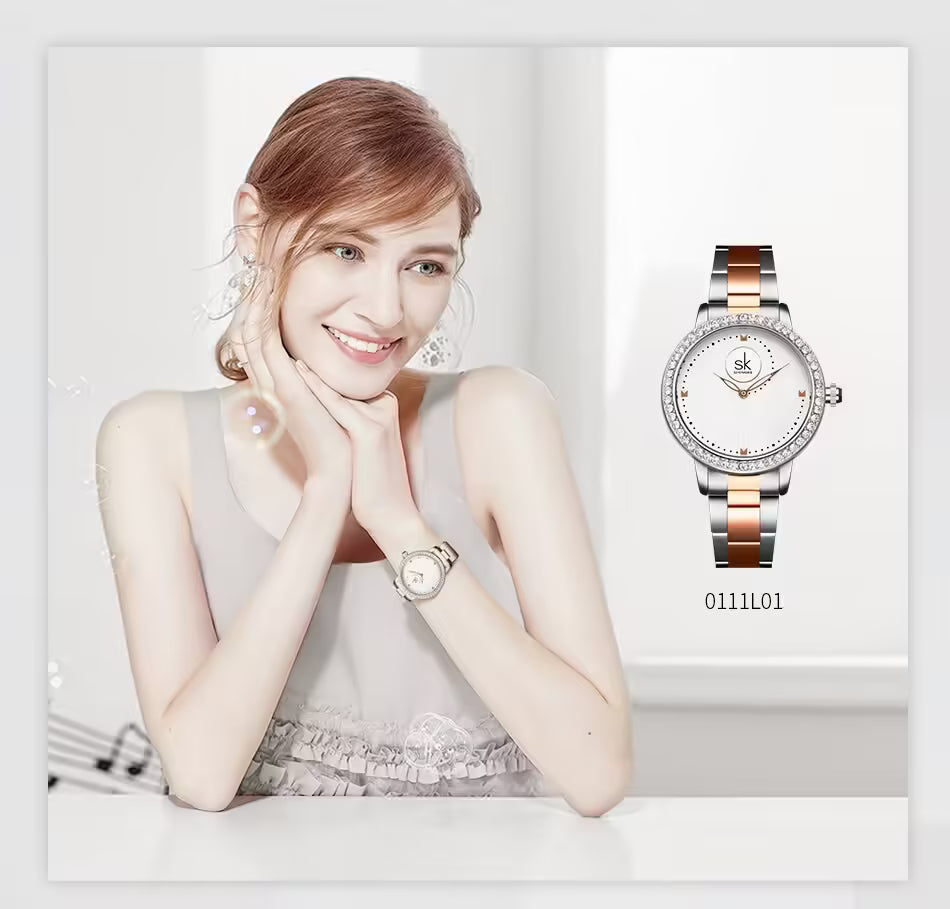 Montre femme SK en acier inoxydable (K0111)