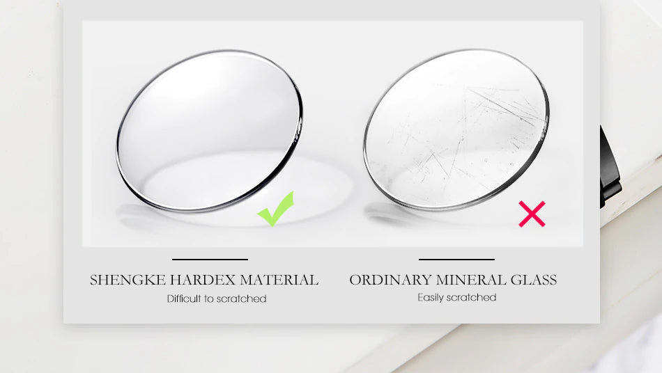 ساعة SK النسائية المصنوعة من الفولاذ المقاوم للصدأ (K0111)