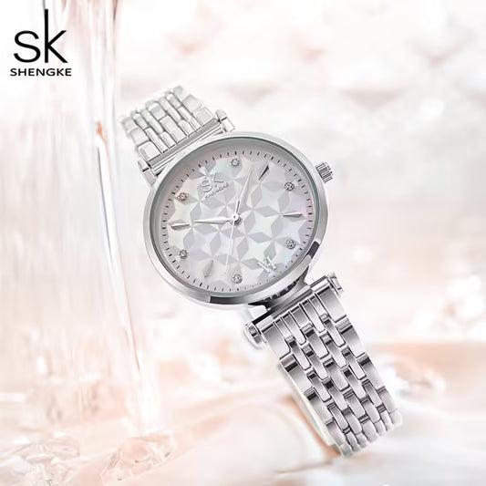 SK Stainless Steel Women Watch (K0136)