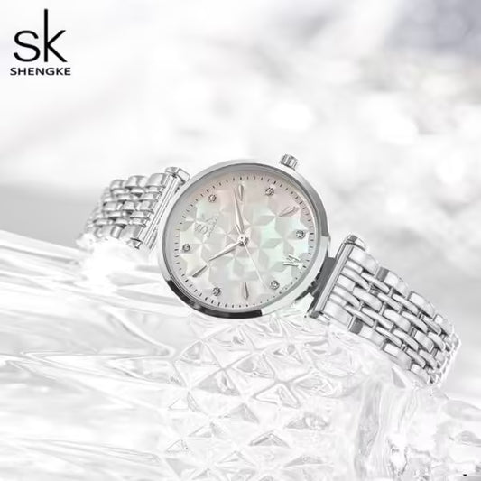 SK Stainless Steel Women Watch (K0136)
