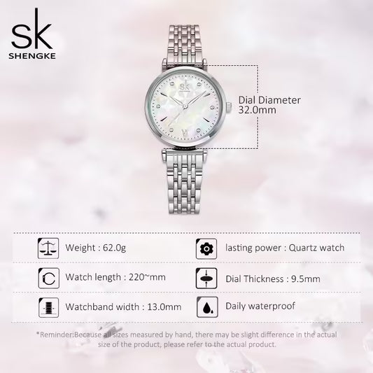 SK Stainless Steel Women Watch (K0136)