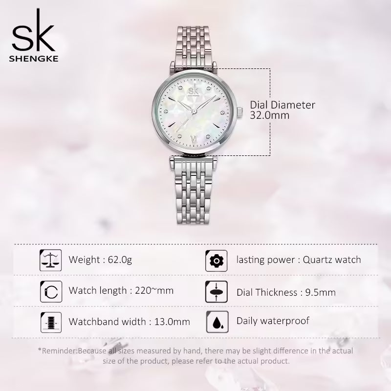 Montre femme SK en acier inoxydable (K0136)
