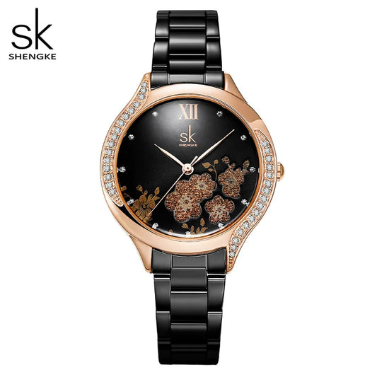 SK Stainless Steel Women’s Watch (K0172)