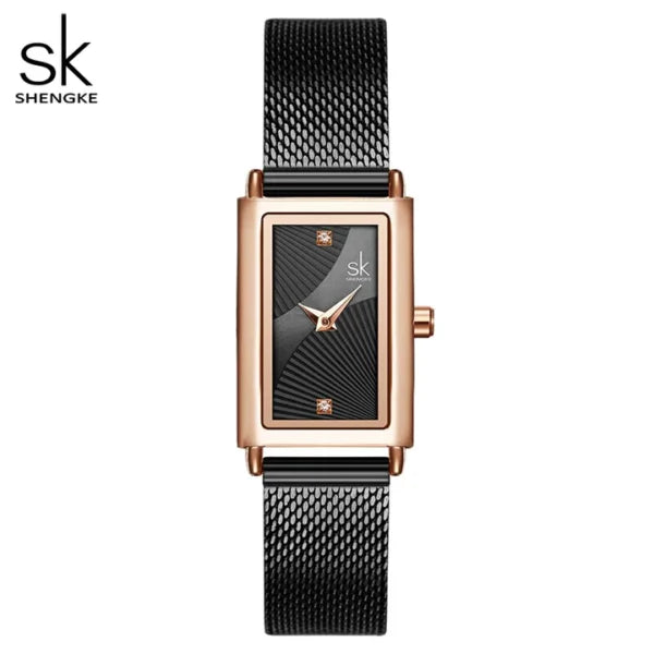 SK Women Rectangle Dial Watch (SK0119)