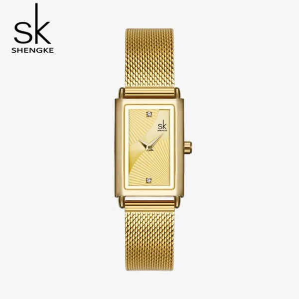 SK Women Rectangle Dial Watch (SK0119)