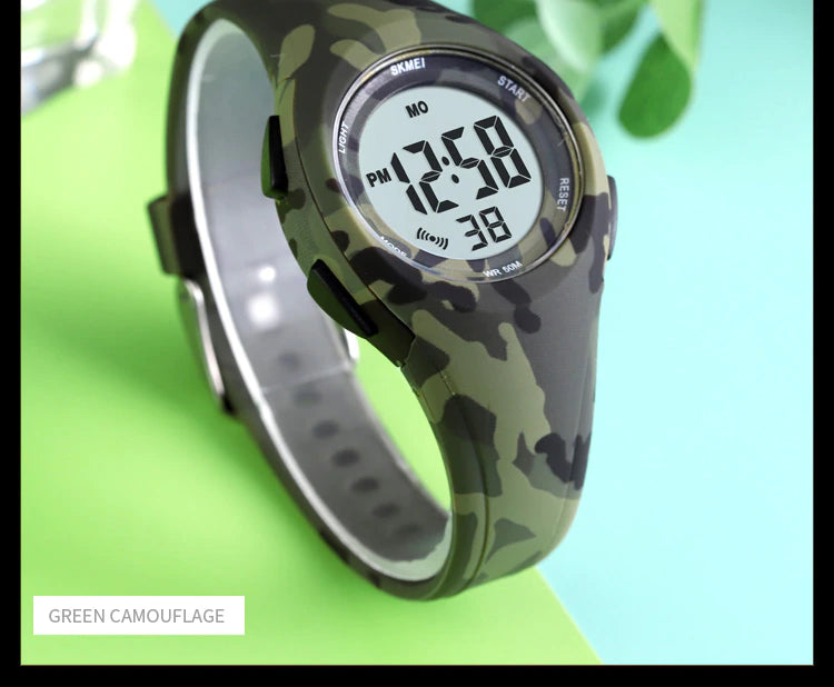 Montre numérique pour enfants SKMEI avec bracelet en silicone (1459)