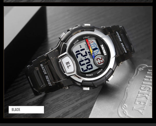 ساعة SKMEI الرقمية للأطفال بسوار من السيليكون (1450)