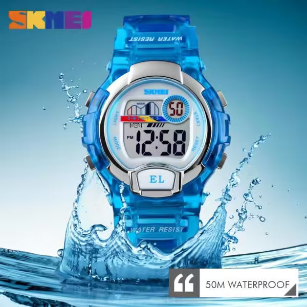 Montre numérique pour enfants SKMEI avec bracelet en silicone (1450)