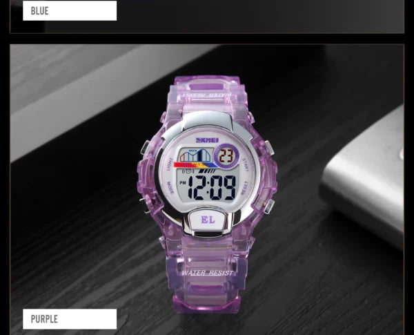 Montre numérique pour enfants SKMEI avec bracelet en silicone (1450)