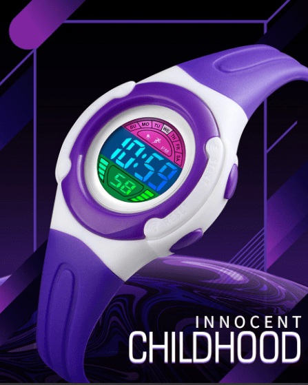 Montre numérique pour enfants SKMEI avec bracelet en silicone (1479)