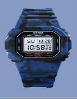 ساعة SKMEI الرقمية للأطفال بسوار من السيليكون (1608)