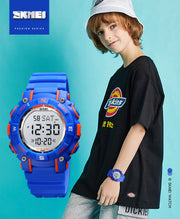 Montre numérique pour enfants SKMEI avec bracelet en silicone (1613)