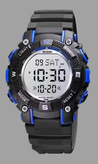 Montre numérique pour enfants SKMEI avec bracelet en silicone (1613)