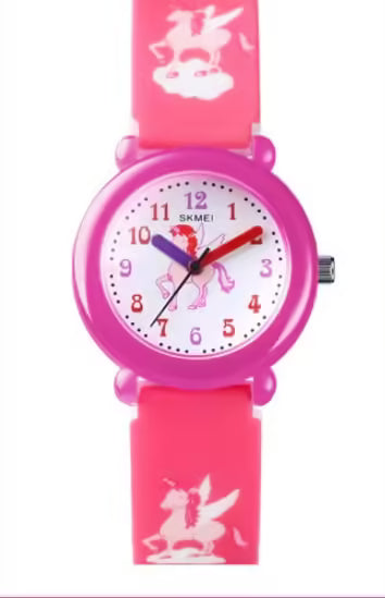 Montre SKMEI pour enfants, analogique, avec bracelet en silicone (1621)