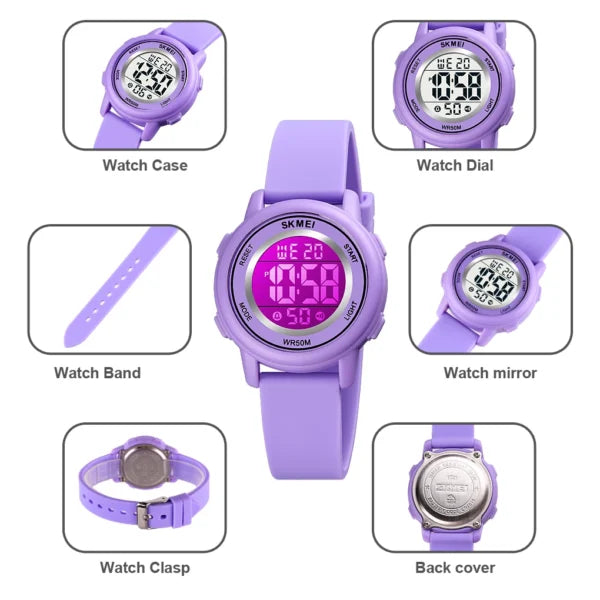 SKMEI Kids Digital Silicone Strap Watch (1721)