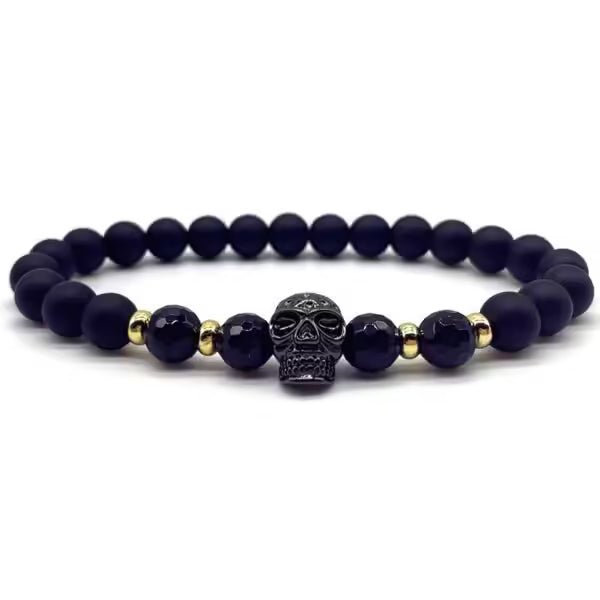 سوار أنيق من خرز الجمجمة (EGBT051) 