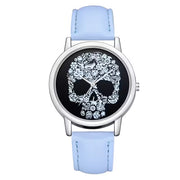 Skull Women Leather Watch