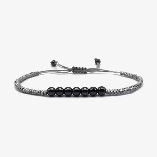 Small Beads Shamballa Bracelet (EGBT260)