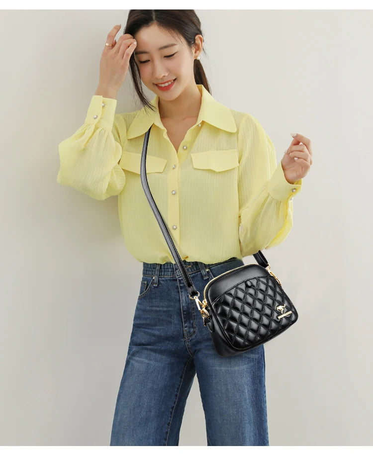 Small Size PU Leather Handbag for Women (EGB189)