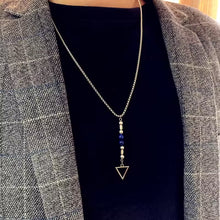 Small Triangle Pendant Unisex Necklace (EGN060)