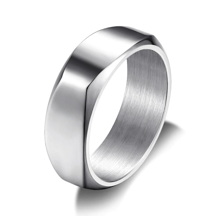 smooth polished polygon ring egr12 gallery img 1