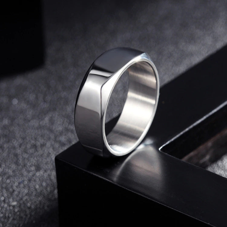 smooth polished polygon ring egr12 gallery img 2