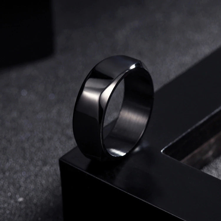 smooth polished polygon ring egr12 gallery img 3