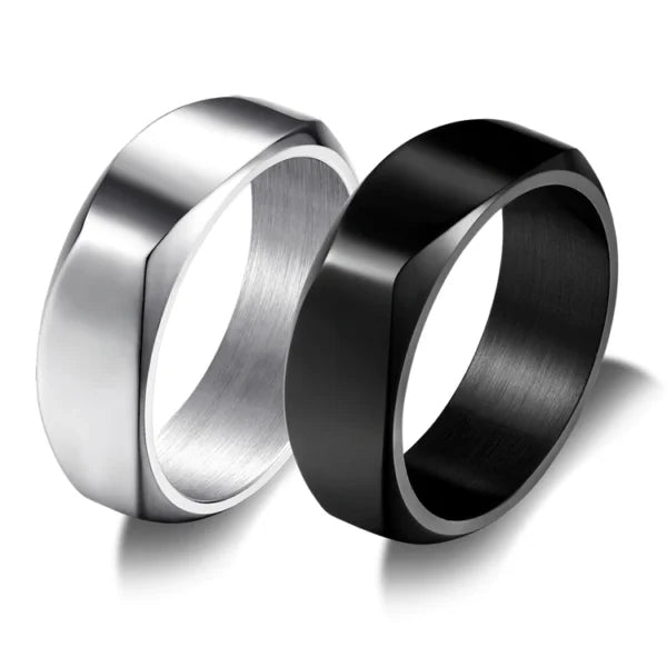 smooth polished polygon ring egr12 gallery img 6