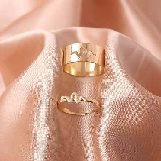 Snake Adjustable Women Ring (EGR003)