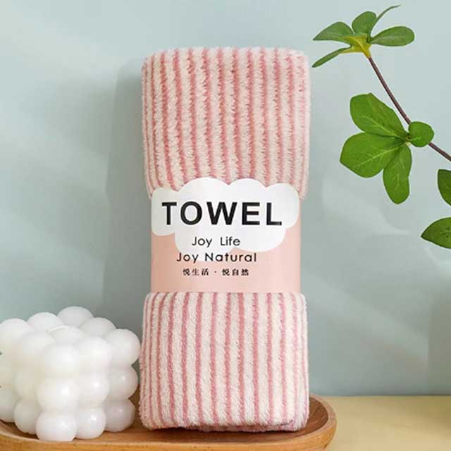 Soft & Comfortable Hand Towel – Absorbent, Quick-Drying Household Washcloth with Hook (35x75cm)
