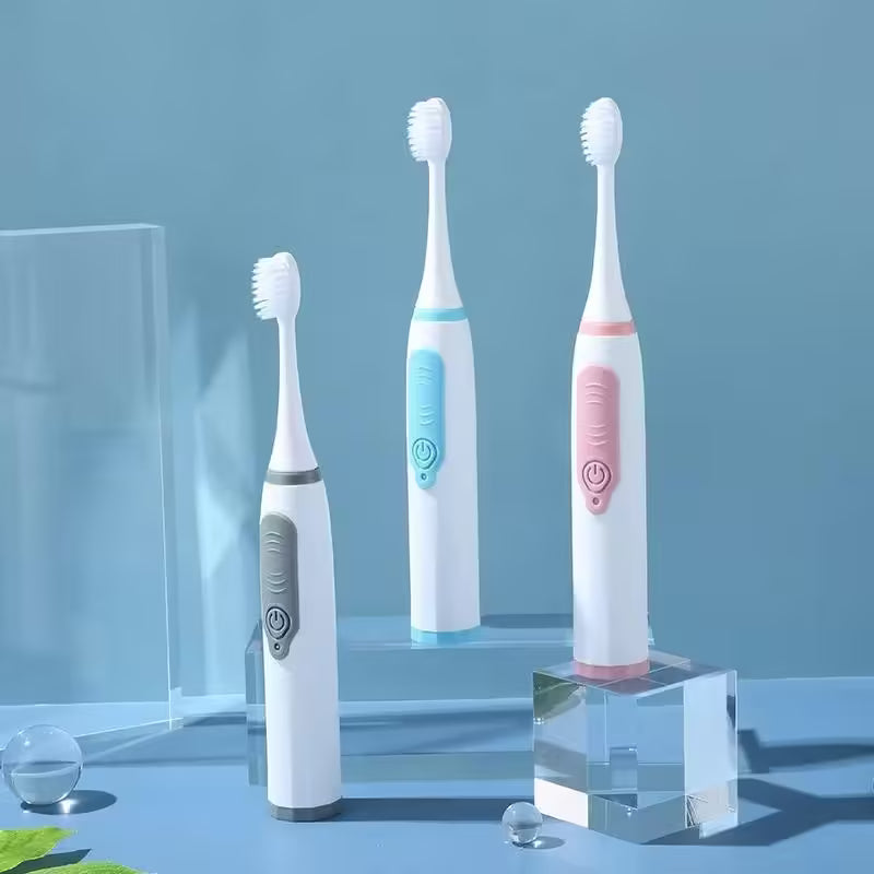 Brosse à dents électrique sonique pour hommes et femmes, non rechargeable, soins personnels