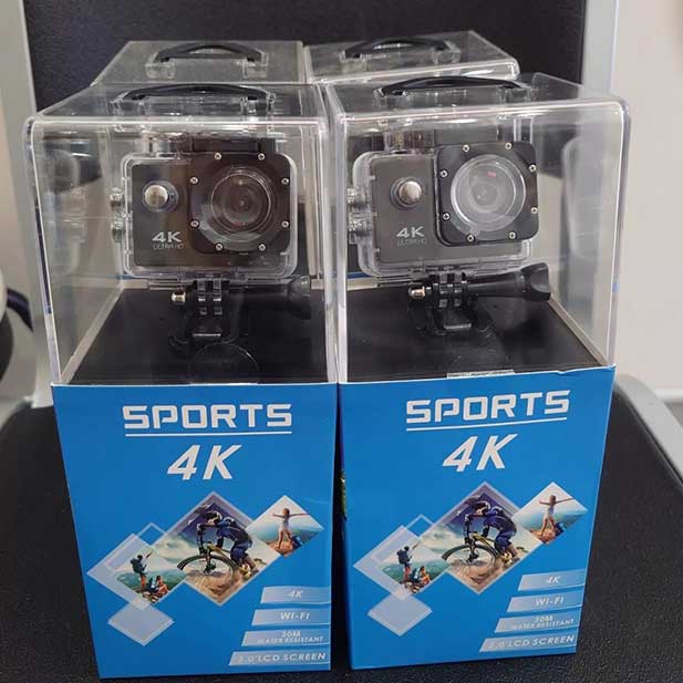 Sports 4K Ultra HD Action Camera with 2.0'' LCD Screen – Waterproof, High-Resolution Video & Photo Recorder