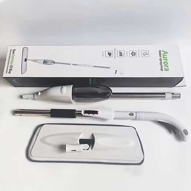 Spray Mop for Household & Kitchen - 360° Rotary Mop with Reusable Microfiber Cloth for Tile Floor Cleaning