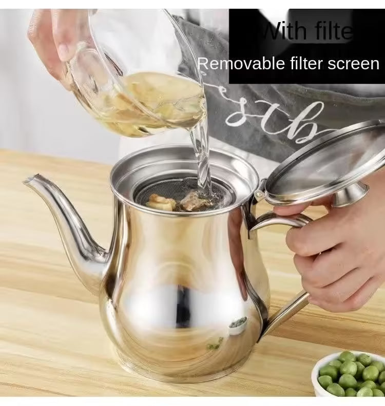 Bidon d'huile en acier inoxydable 