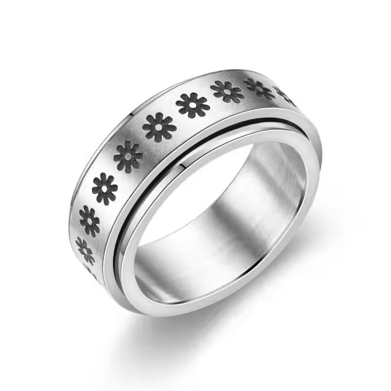 Stainless Steel Unisex Silver Ring (EGR023)