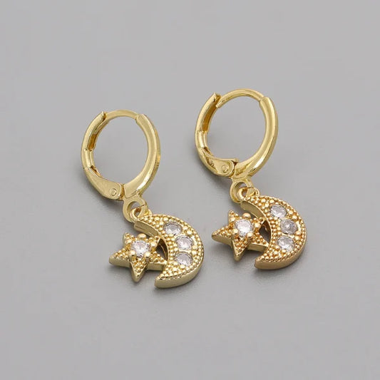 star moon women earrings featured img