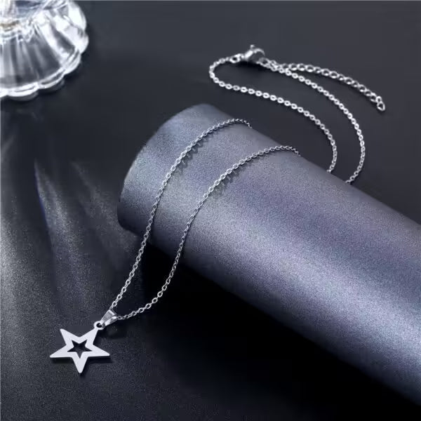 Star Pendant Unisex Necklace(EGN168)