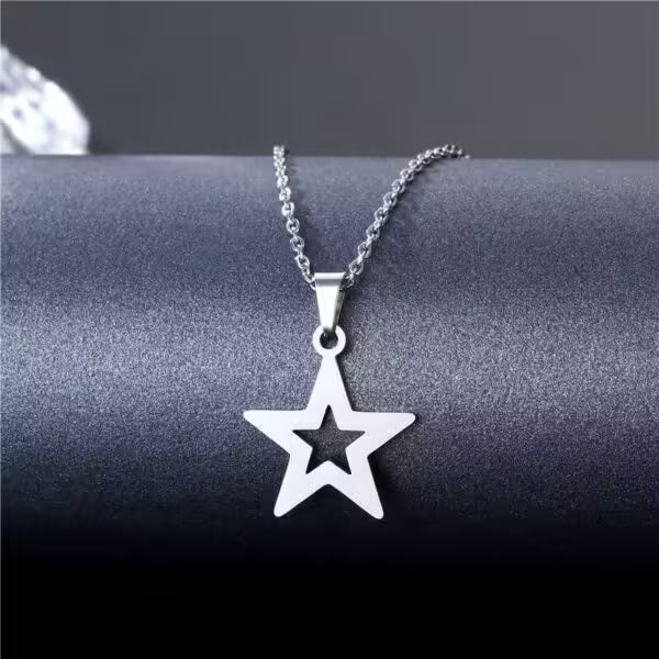 Star Pendant Unisex Necklace(EGN168)