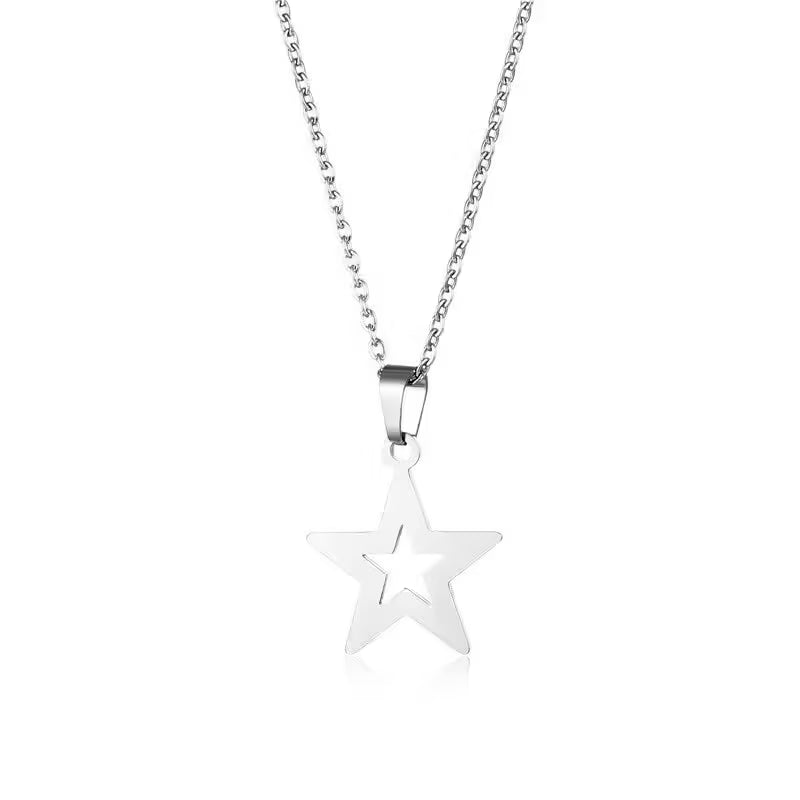 Star Pendant Unisex Necklace(EGN168)