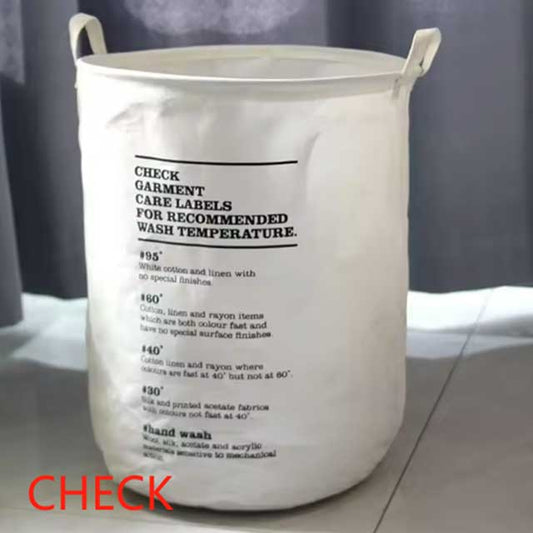 Storage Basket & Bucket – Baby Clothes Storage, Cloth Hamper, Fabric Sundries Basket, Washing Basket for Household Use