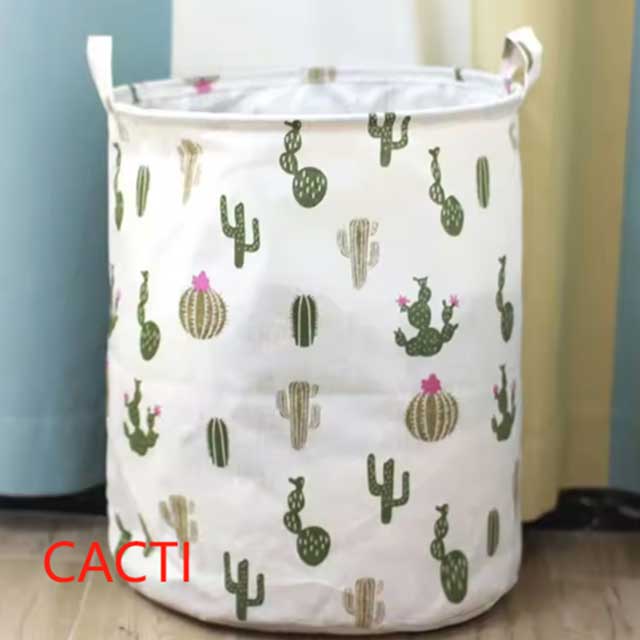 Storage Basket & Bucket – Baby Clothes Storage, Cloth Hamper, Fabric Sundries Basket, Washing Basket for Household Use