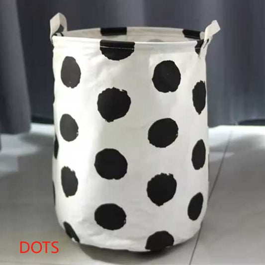 Storage Basket & Bucket – Baby Clothes Storage, Cloth Hamper, Fabric Sundries Basket, Washing Basket for Household Use