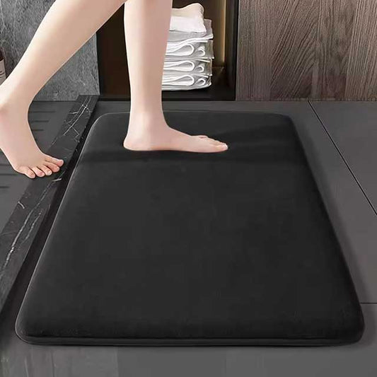 Super Absorbent Coral Velvet Bathroom Floor Mat – Anti-Slip Bath Mat & Door Mat for Quick Drying and Ultimate Comfort
