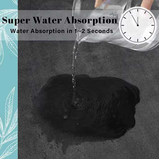 Super Absorbent Coral Velvet Bathroom Floor Mat – Anti-Slip Bath Mat & Door Mat for Quick Drying and Ultimate Comfort